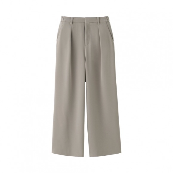 Nwt Uniqlo Drape Wide Leg Ankle Length 